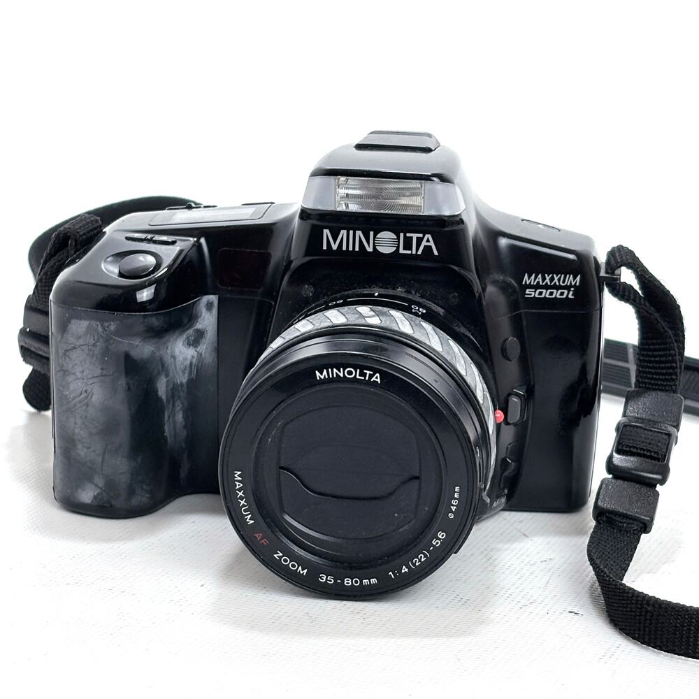 Minolta MAXXUM 5000i Film Camera With Lens AF 35 80 Untested